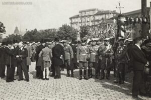 Празник на войската, 6 май 1936 г. - генералите Жеков, Ковачев, Кутинчев и Иванов